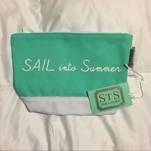 Sail to Sable Canvas Cosmetic Pouch